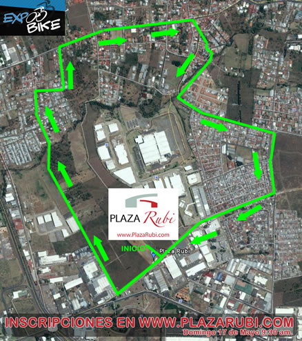 Mapa Ruta ExpoBike 2009